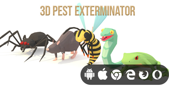 3D Pest Exterminator – Hyper Casual Shooting Game