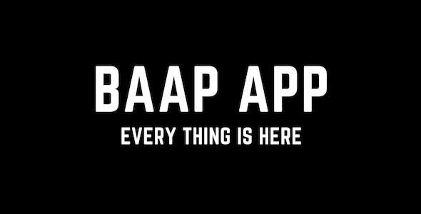 Baap app – 9 Apps within 1 app – IOS and android both with Firebase backend