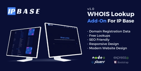 Whois Lookup Addon for IP Base