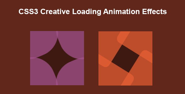 CSS3 Creative Loading Animation Effects