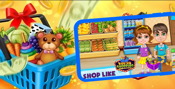 Kids Supermarket Mania Pro With Admob Unity Game