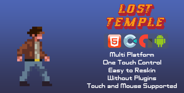 Lost Temple – Template for Construct 3