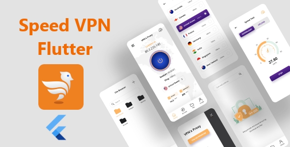 Speed Vpn Flutter Unlimited Server android With Admob