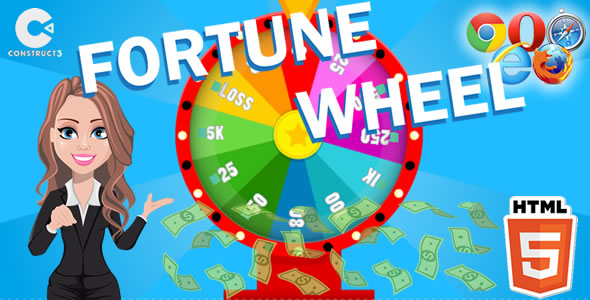 Fortune Wheel – HTML5 Game (C3)