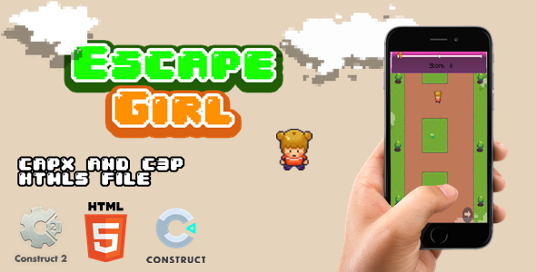 Escape Girl – Construct 2 I Construct 3 Game