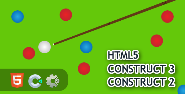 8 Ball Pool HTML5 Construct 2/3