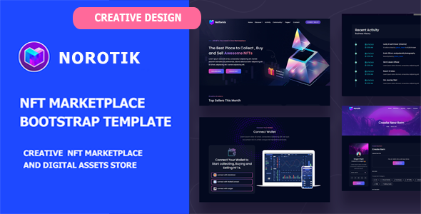 Norotik – NFT Marketplace Template