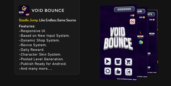 Void Bounce – Game Source Code