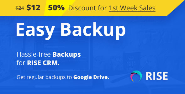 Easy Backup – Regular backups for RISE CRM