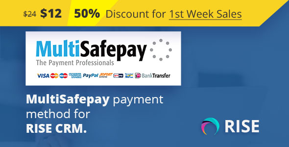 MultiSafepay payment method for RISE CRM