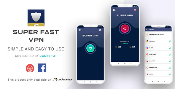 Super Fast Vpn – Unlimited Proxy & Free Servers