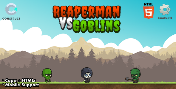 Reaperman vs Goblins – CAPX I C3P I HTML5 Game