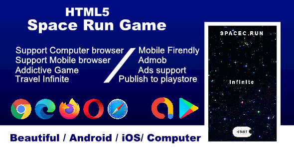 Space Run HTML5 Game