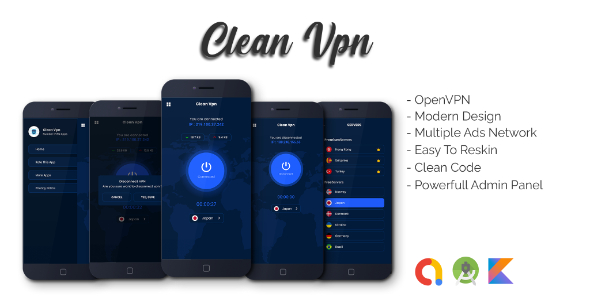 Clean Vpn App With Admin Panel – Secure VPN & Fast VPN