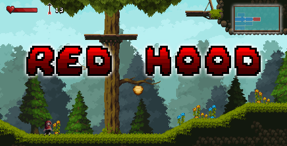 Red Hood Metroidvania Game – Construct 3