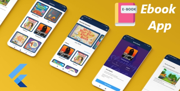 E-Book User app Flutter With Firebase Firestore