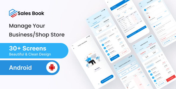 Salesbook – Mobile POS Inventory Android Ui Kit