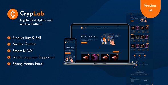 CrypLab – Crypto Marketplace Platform