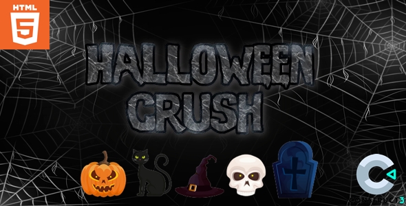 Halloween Crush – HTML5 – Casual Game