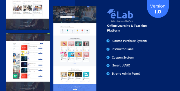 eLab – Online Learning And Teaching Platform