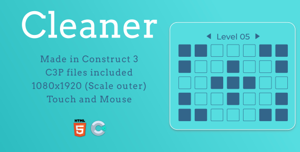 Cleaner – HTML5 Casual game