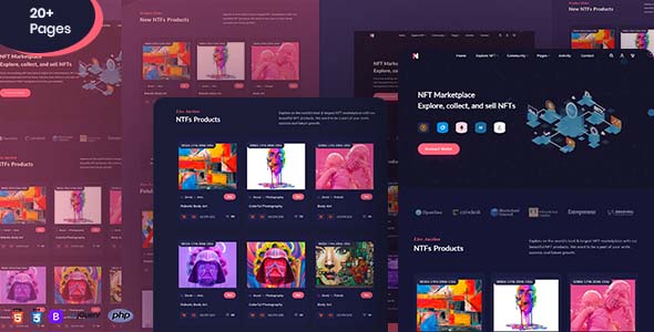 NftMarket | NFT Marketplace HTML Template