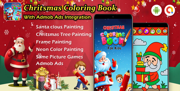 Android Christmas Coloring Book – Games for Kids, Painting, Glow Draw (Android 11)