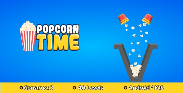 Popcorn Time – HTML5 Game (Construct 3)