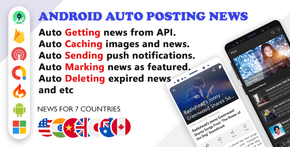 Android Auto Posting News with News API