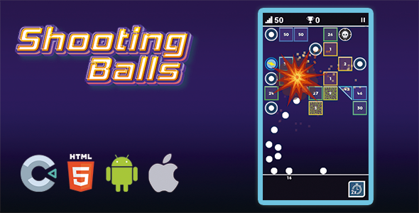 Shooting Balls – Construct 3, HTML5, Full Game, c3p