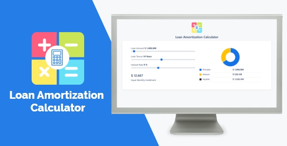 Loan Amortization Calculator React Component Script