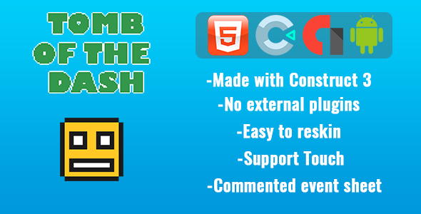 Tomb of the Dash – Template for Construct 3