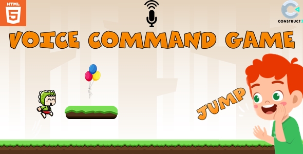 Voice command game – HTML5 – Casual game