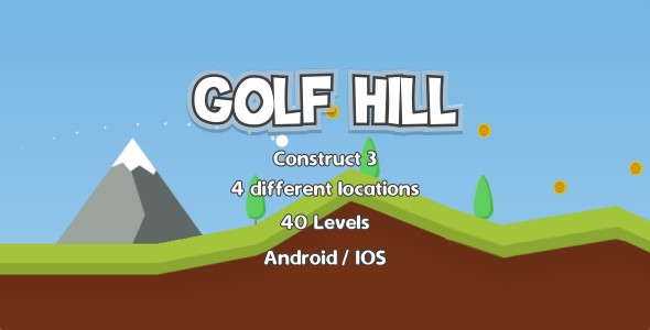 Golf Hill – HTML5 Game (Construct 3)