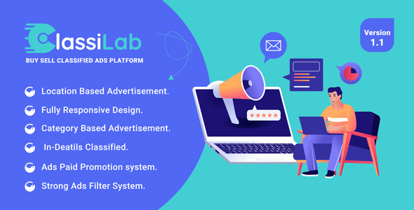 ClassiLab – Buy Sell Classified Ads Listing Platform