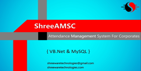 ShreeAMSC – Attendance Management System for Corporates in VB.Net and MySQL