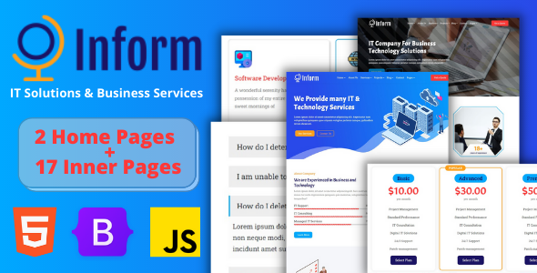 nform – IT Solutions & Industry Products and services Web Template