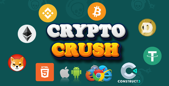 Crypto Crush – Crypto Recreation – HTML5/Mobile (C3p)