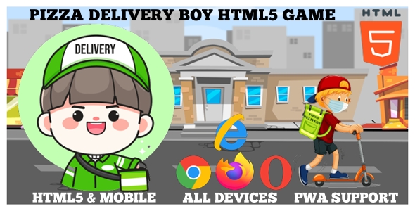 Pizza Supply Boy – HTML5 Game