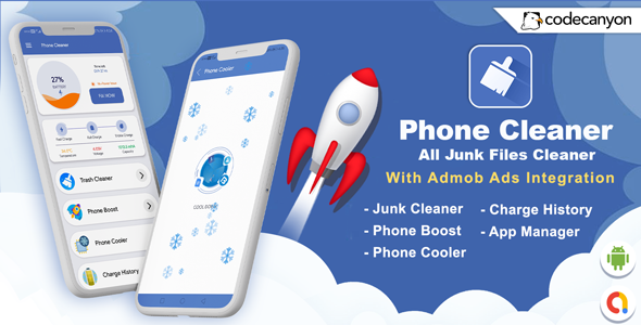 Android Phone Cleaner – Trash Cleaner, App Supervisor, Junk Cleaner, Phone Booster, CPU cooler