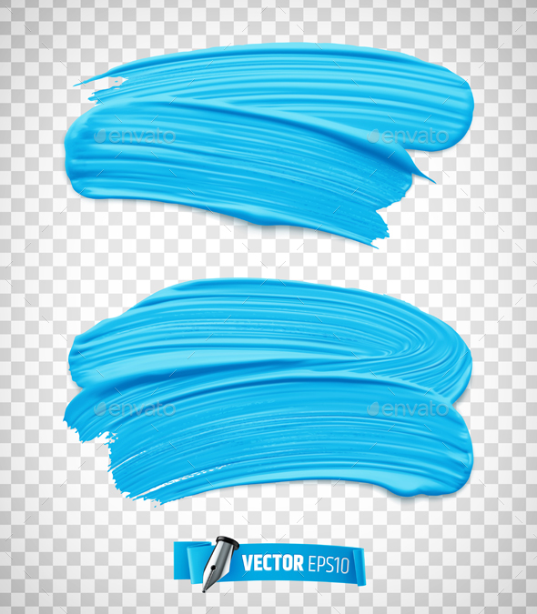 Vector Sensible Paint Brush Strokes