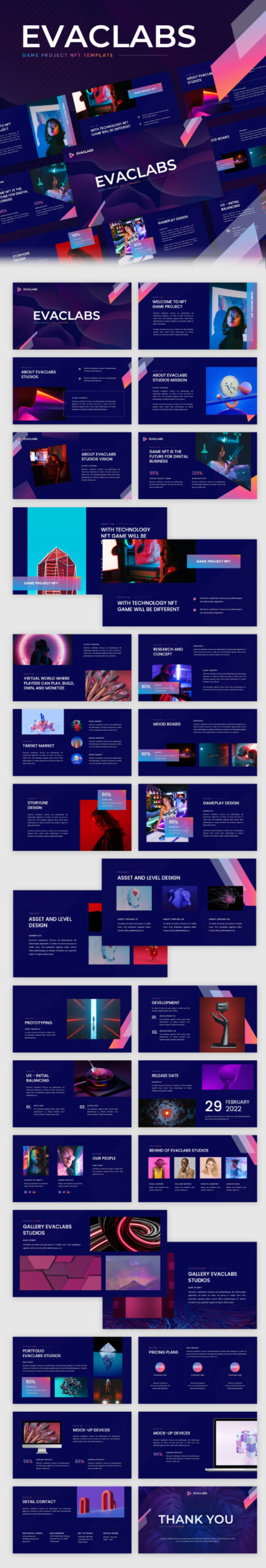 Evaclabs – Sport Mission NFTS Keynote Template