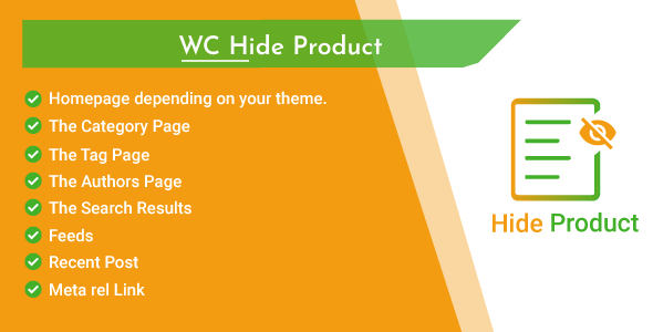 WooCommerce Conceal Product