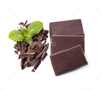 Chocolate with mint