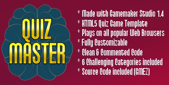 Quiz Master – HTML5 Game