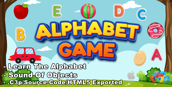 Alphabet Sport for Youngsters – Educational Sport – HTML5/Mobile (C3p)