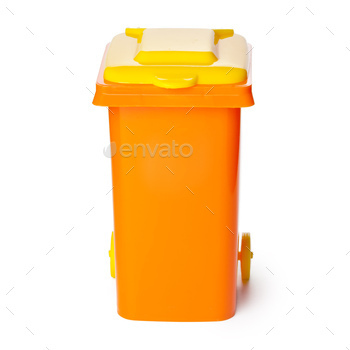 Recycle Bin Isolated on White Background