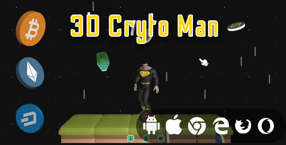 3D Crypto Man – Cross Platform Casual Sport