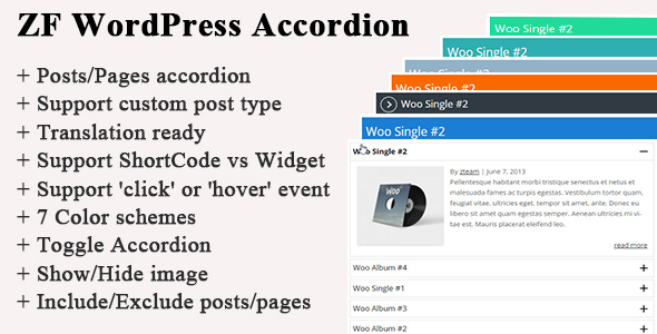 ZF WordPress Accordion