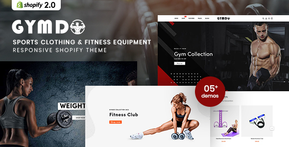 Gymdo – Sports Dresses & Fitness Equipment Shopify Theme